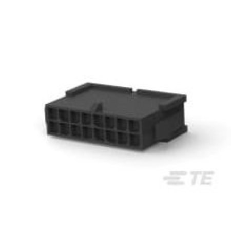 TE CONNECTIVITY PANEL MT DBL ROW HSG 16 POS 1-794615-6